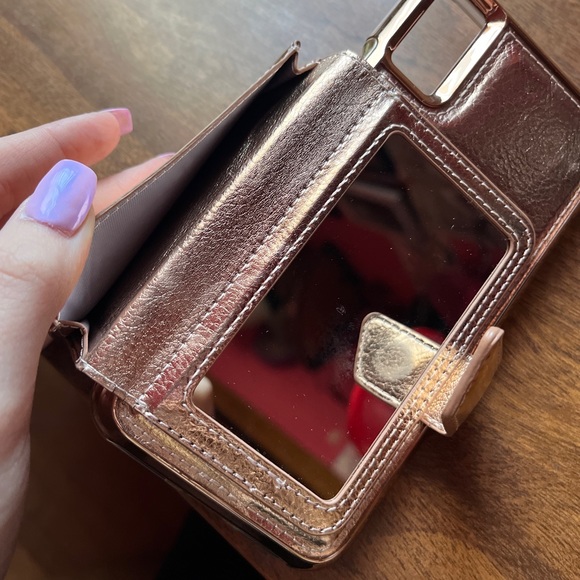 iPhone 10 wallet case with mirror - Picture 1 of 2